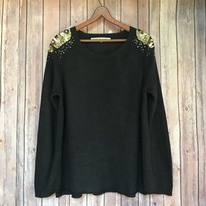 Rachel Roy Glitter Sweater Sz XXL